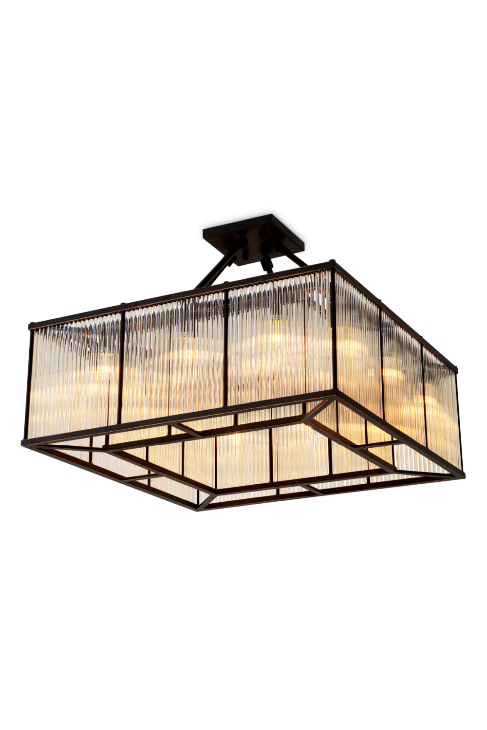 Vintage Glass Rods Ceiling Lamp | Eichholtz Bernardi | Oroa.com