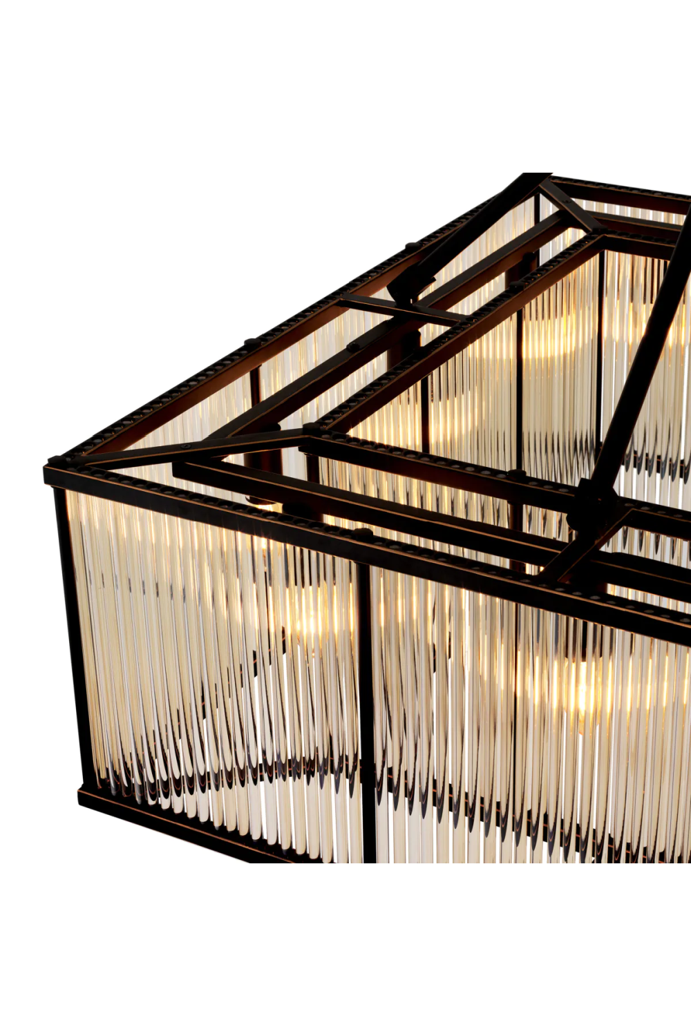 Vintage Glass Rods Ceiling Lamp | Eichholtz Bernardi | Oroa.com