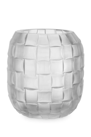 Frosted Hand Blown Glass Vase | Eichholtz Varese | Oroa.com