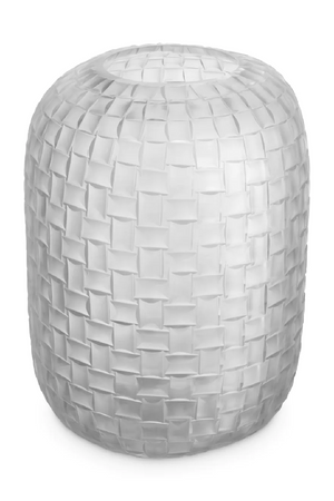 Frosted Hand Blown Glass Vase | Eichholtz Varese | Oroa.com