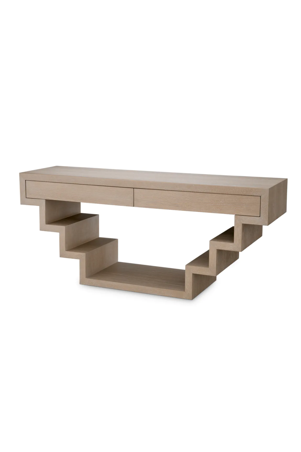 Oak Geometrical Console Table | Eichholtz Rialto | Oroa.com