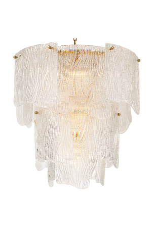 Clear Textured Glass Chandelier | Eichholtz Asinara | Oroa.com