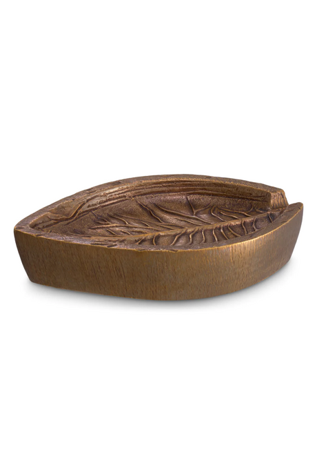 Leaf-Patterned Metal Bowl | Eichholtz Rosselli | Oroa.com