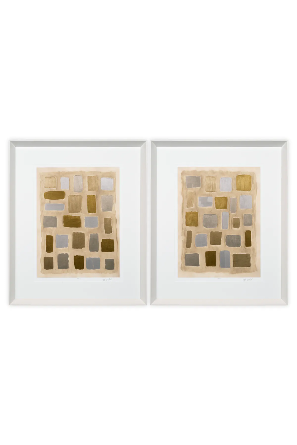 Minimalist Abstract Art Prints (2) | Eichholtz Sand Shaped | Oroa.com
