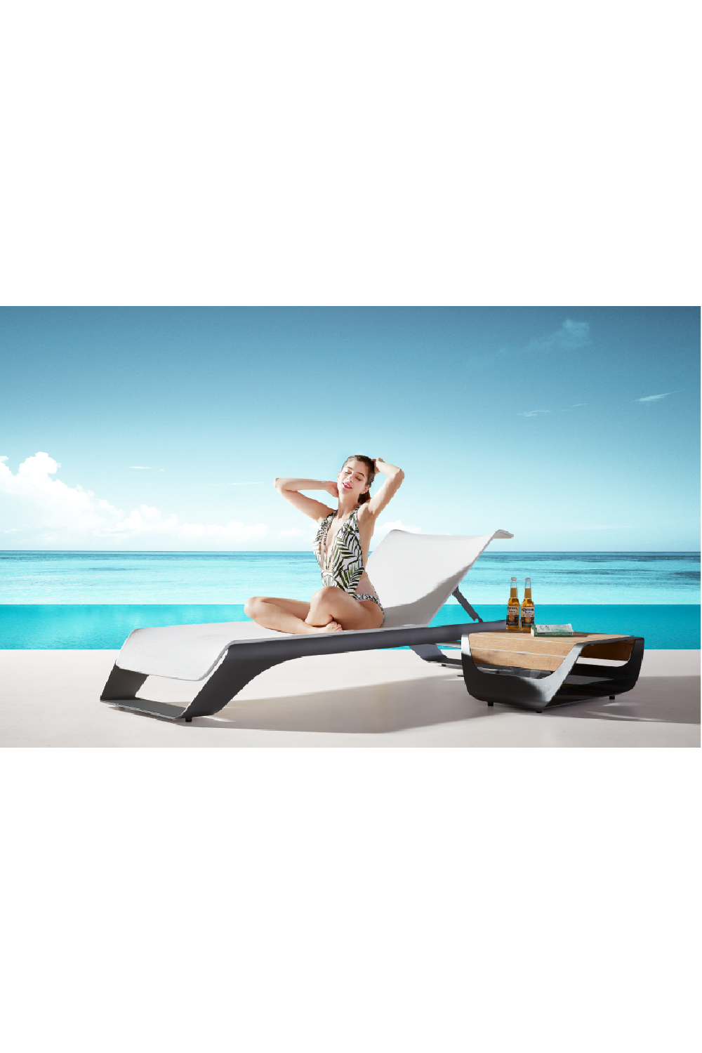 Outdoor Sunbed Set | Higold Pininfarina | OROA Modern Furniture