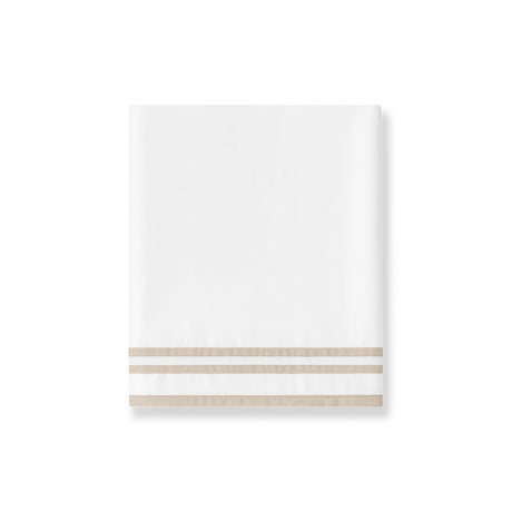 430TC Sateen Striped Flat Sheet | Amalia Home Sonata  | Oroa.com