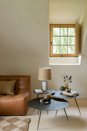 Round Coffee Table | Ethnicraft Luna  | OROA.COM