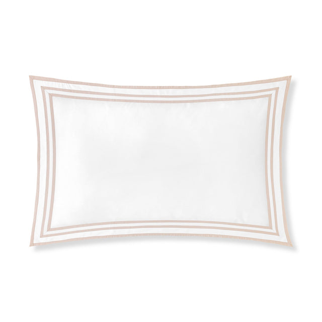 430TC Sateen Bordered Sham Set | Amalia Home Sonata | Oroa.com