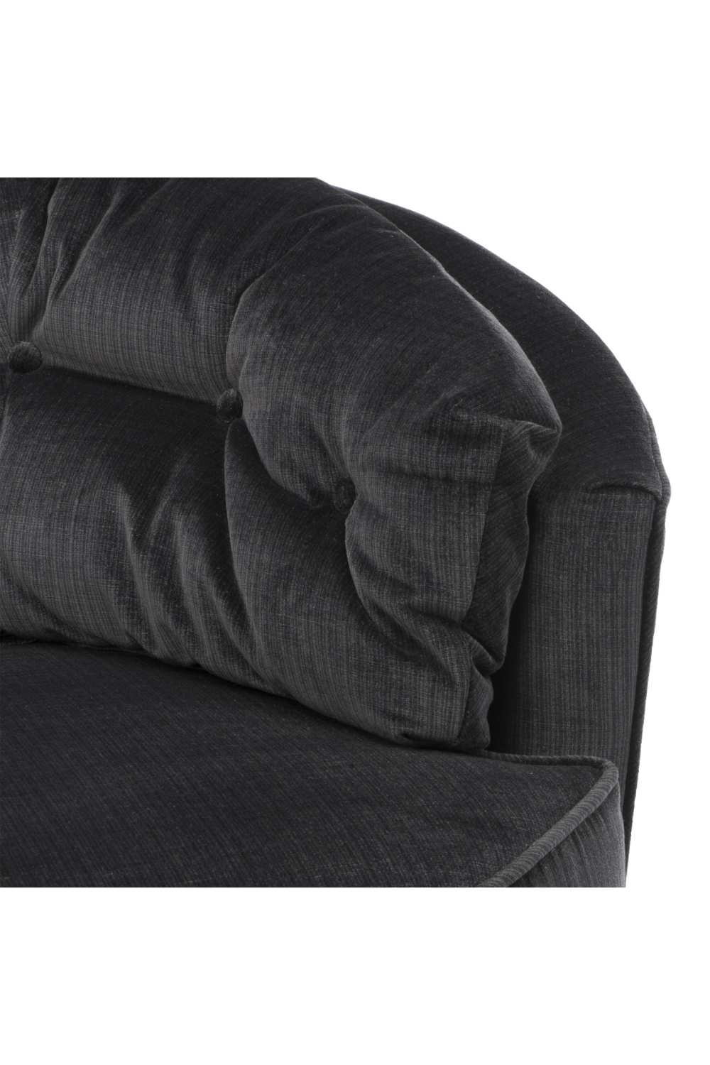 Black Velvet Swivel Chair | Eichholtz Recla | Oroa.com