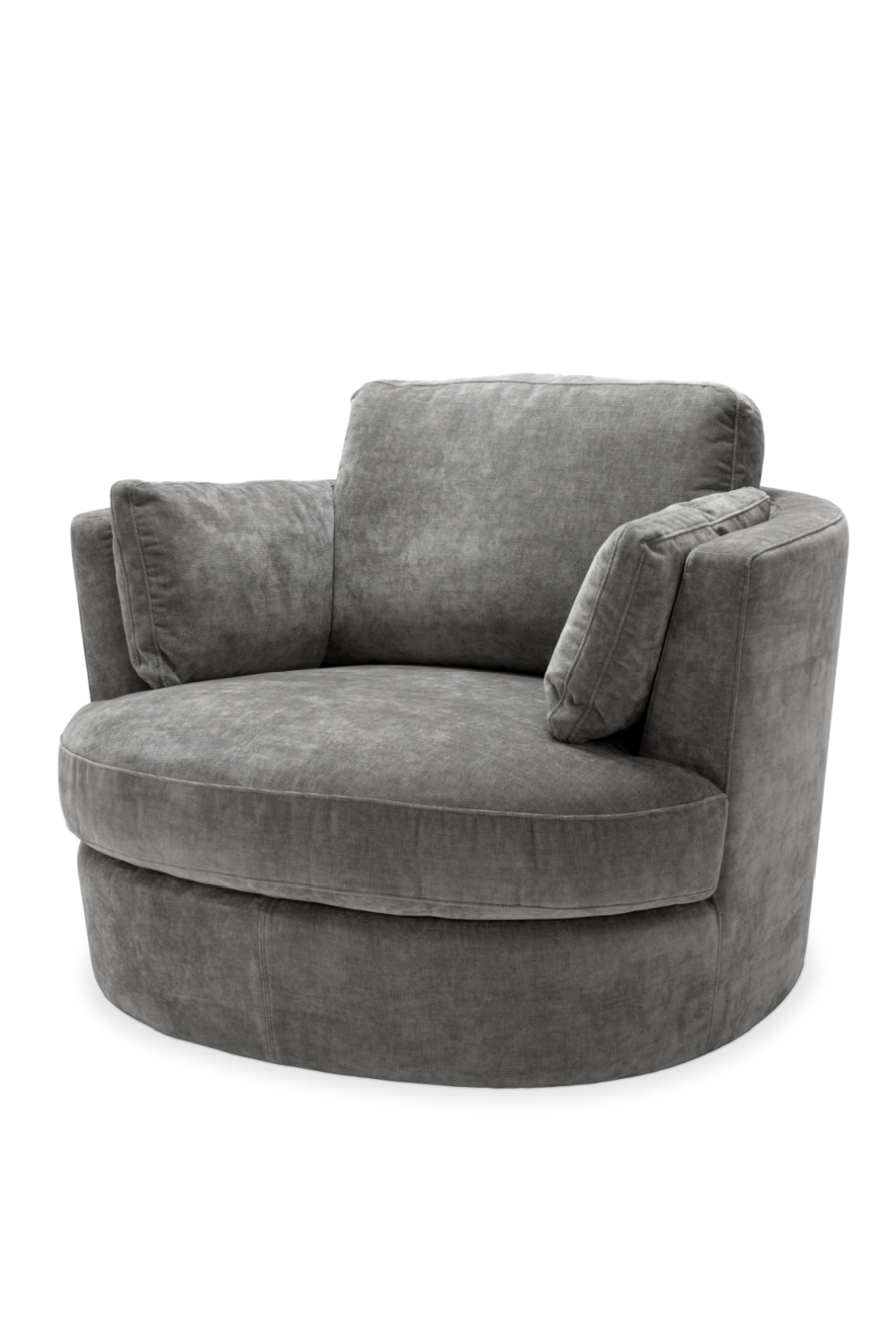Gray Velvet Swivel Chair | Eichholtz Clarissa | Oroa.com