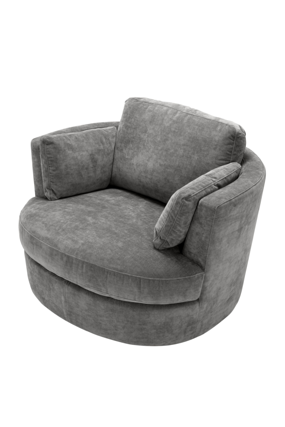 Gray Velvet Swivel Chair | Eichholtz Clarissa | Oroa.com