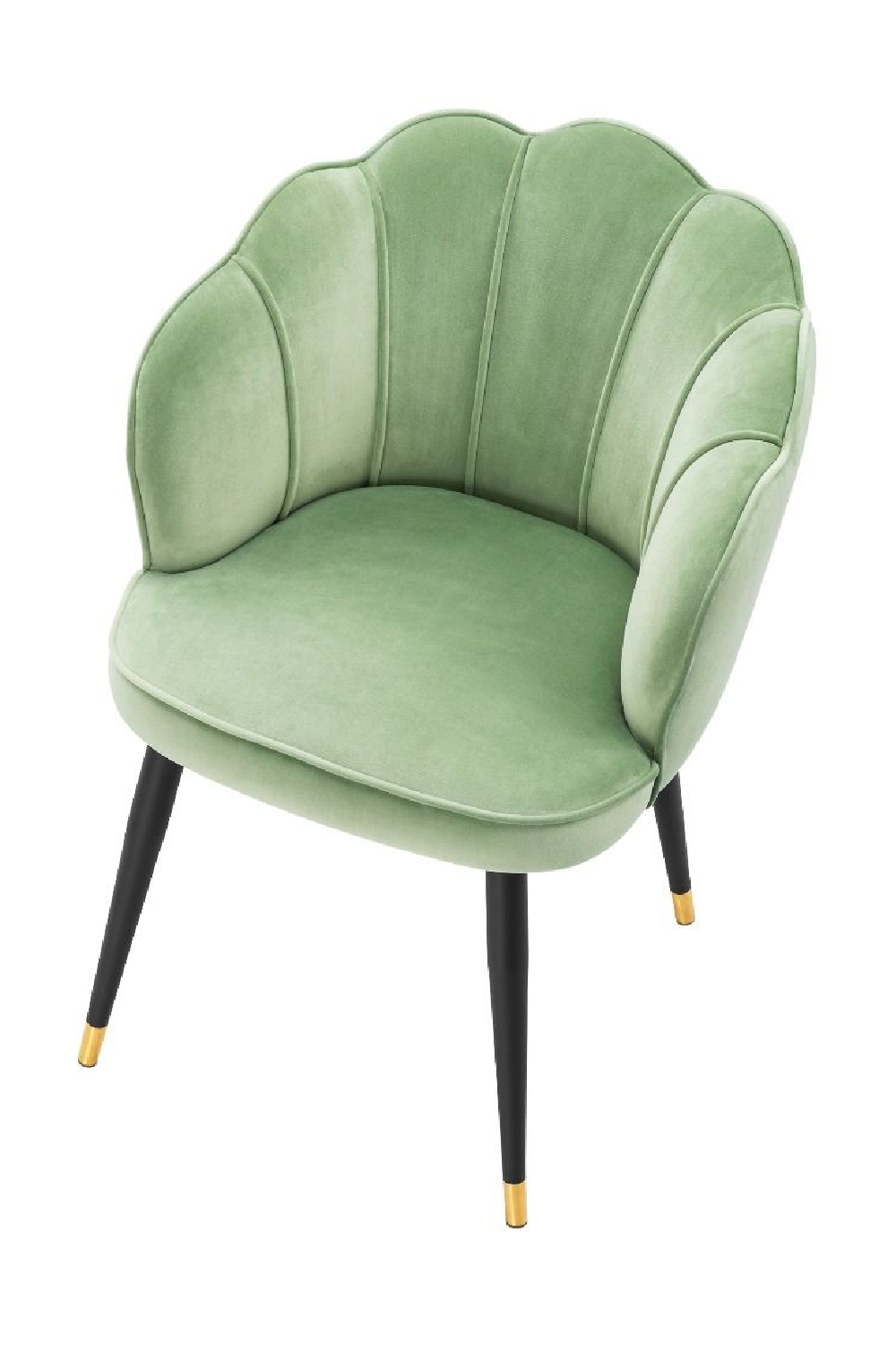 Green Scalloped Dining Chair | Eichholtz Bristol | OROA