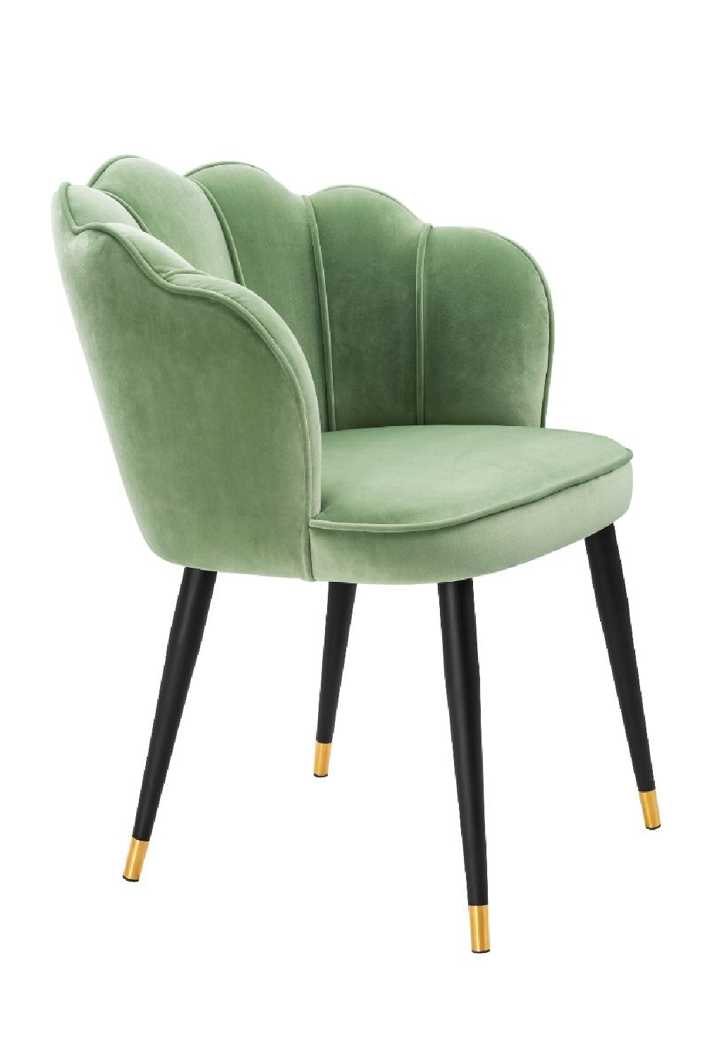 Green Scalloped Dining Chair | Eichholtz Bristol | OROA