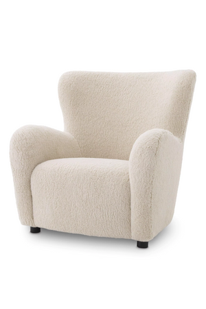 Cream Wingback Lounge Chair L | Eichholtz Svante | Oroatrade.com