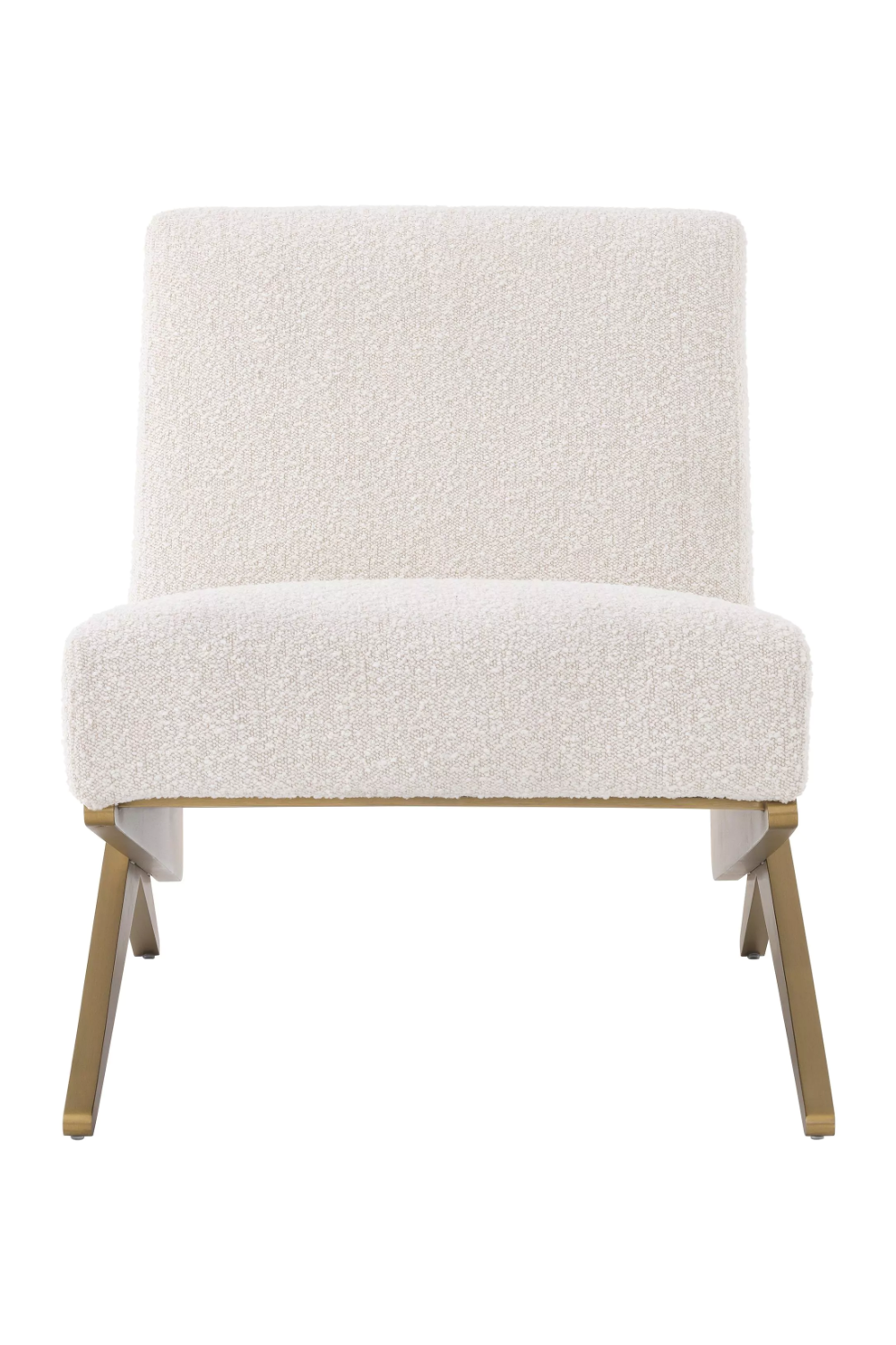Cream Bouclé Lounge Chair | Eichholtz Fico | Oroa.com