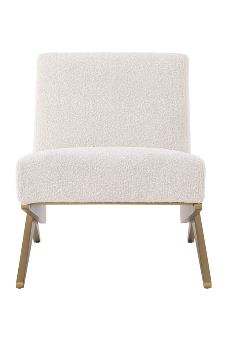 Cream Bouclé Lounge Chair | Eichholtz Fico | Oroa.com