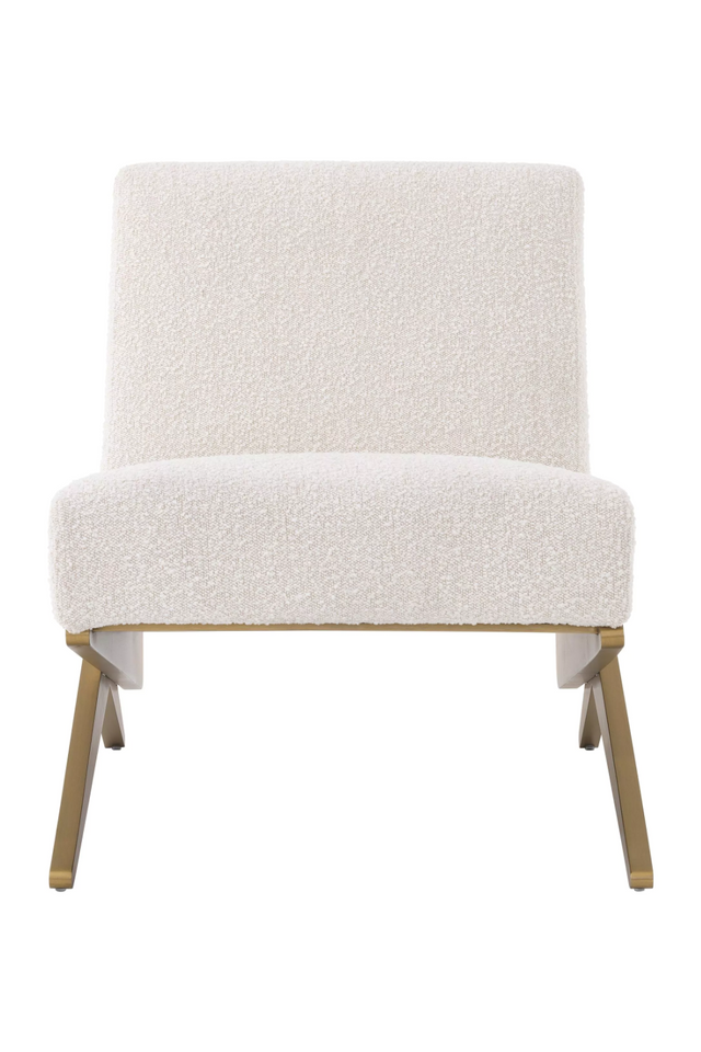 Cream Bouclé Lounge Chair | Eichholtz Fico | Oroa.com