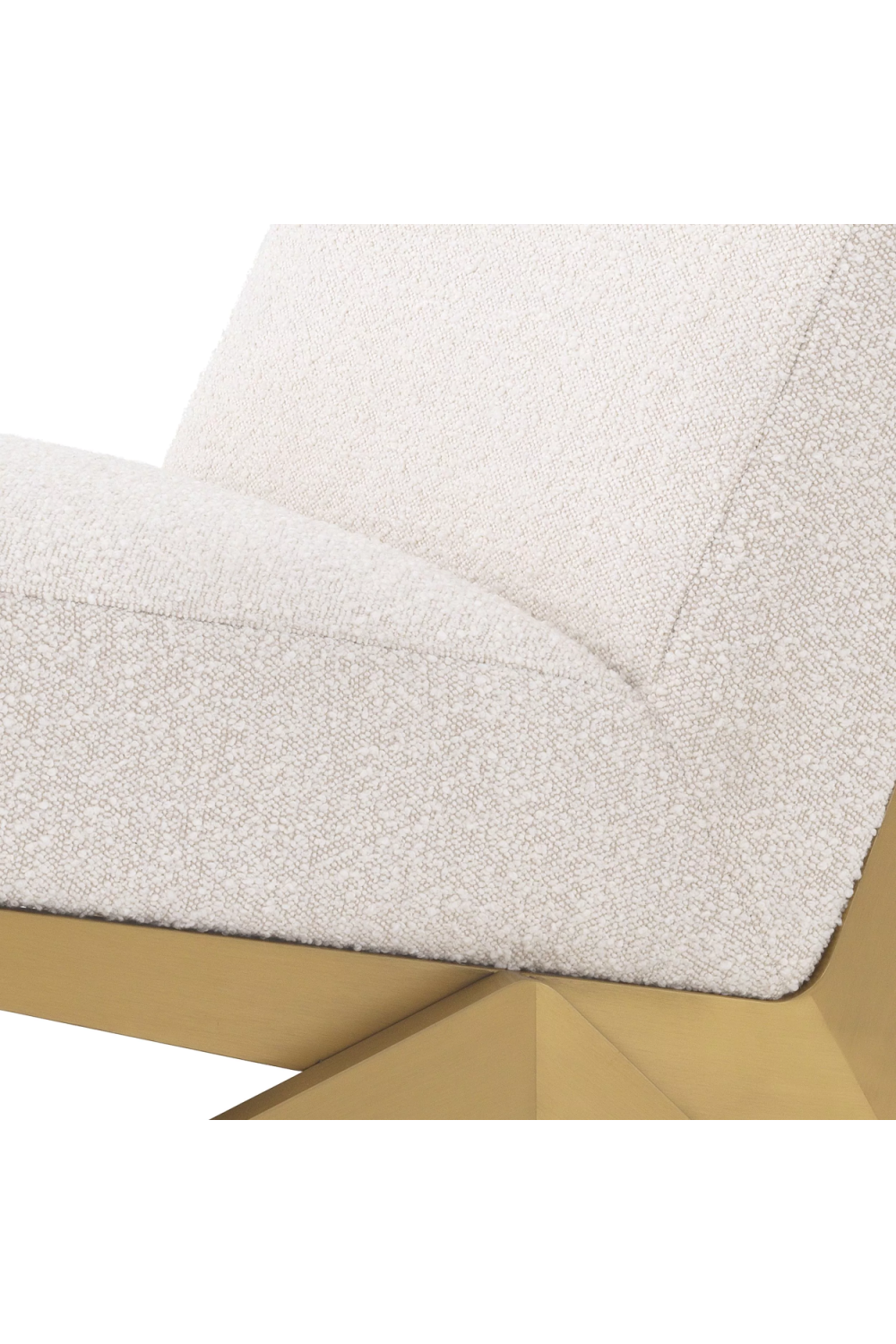 Cream Bouclé Lounge Chair | Eichholtz Fico | Oroa.com