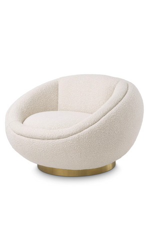 Round Bouclé Swivel Chair | Eichholtz Bollinger | Oroa.com