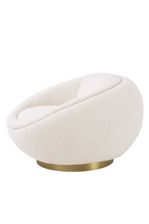 Round Bouclé Swivel Chair | Eichholtz Bollinger | Oroa.com