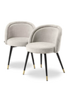 Curved Back Dining Chair Set (2) | Eichholtz Chloé | Oroa.com