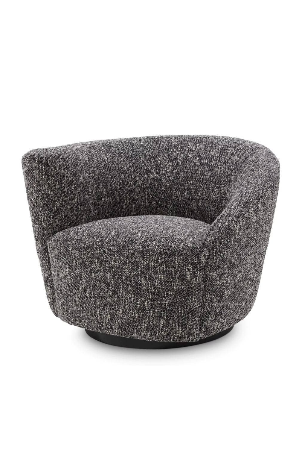 Black Asymmetrical Swivel Chair | Eichholtz Colin | Oroa.com