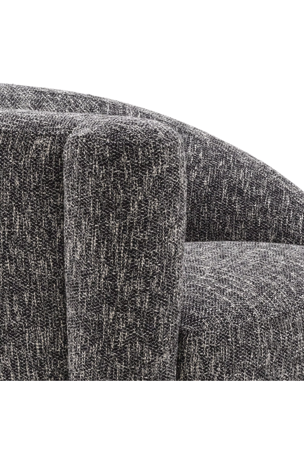 Black Asymmetrical Swivel Chair | Eichholtz Colin | Oroa.com