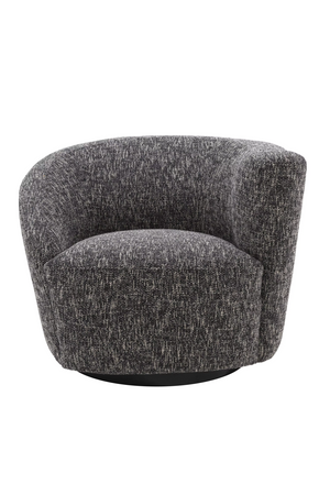 Black Asymmetrical Swivel Chair | Eichholtz Colin | Oroa.com