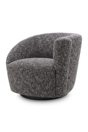 Black Asymmetrical Swivel Chair | Eichholtz Colin | Oroa.com