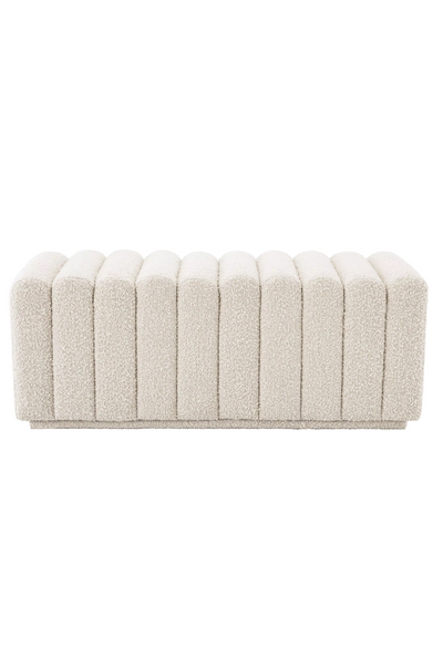 Eichholtz Bench Bente Bouclé Cream