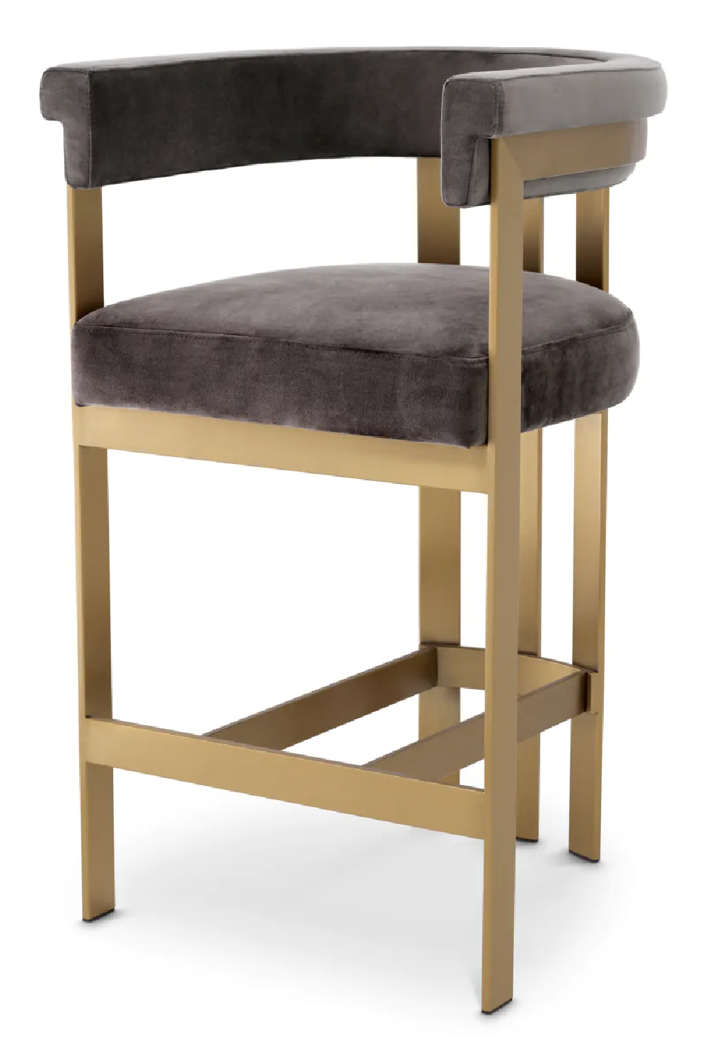 Modern Curved Counter Stool | Eichholtz Clubhouse | Oroa.com