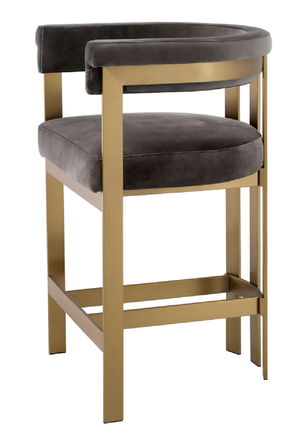 Modern Curved Counter Stool | Eichholtz Clubhouse | Oroa.com