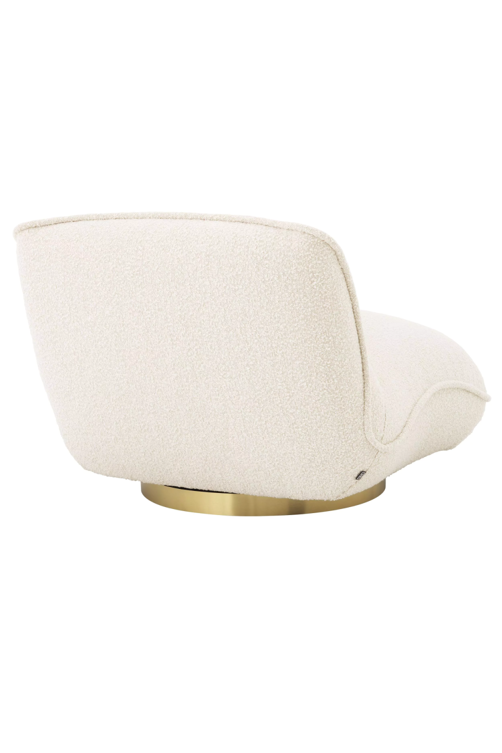 Cream Bouclé Pillow Swivel Chair | Eichholtz Relax | Oroa.com