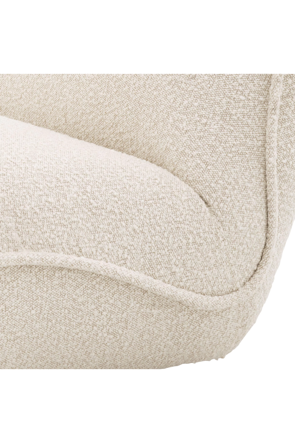 Cream Bouclé Pillow Swivel Chair | Eichholtz Relax | Oroa.com
