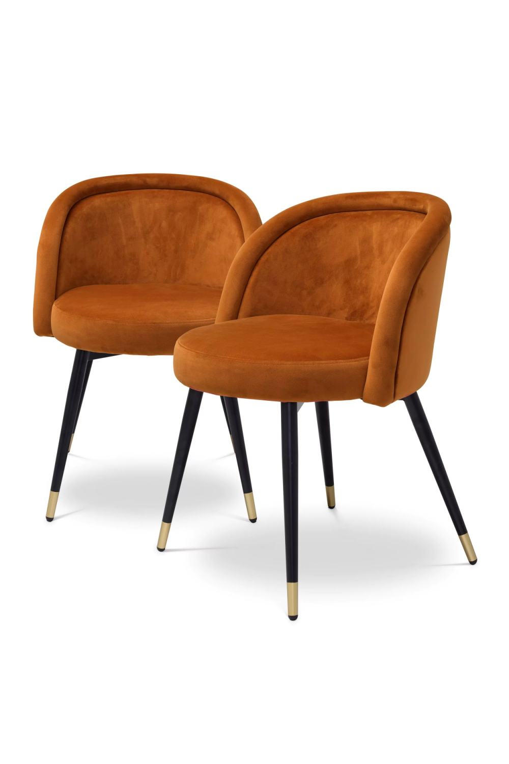 Curved Back Dining Chair Set (2) | Eichholtz Chloé | Oroa.com