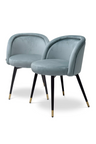 Curved Back Dining Chair Set (2) | Eichholtz Chloé | Oroa.com