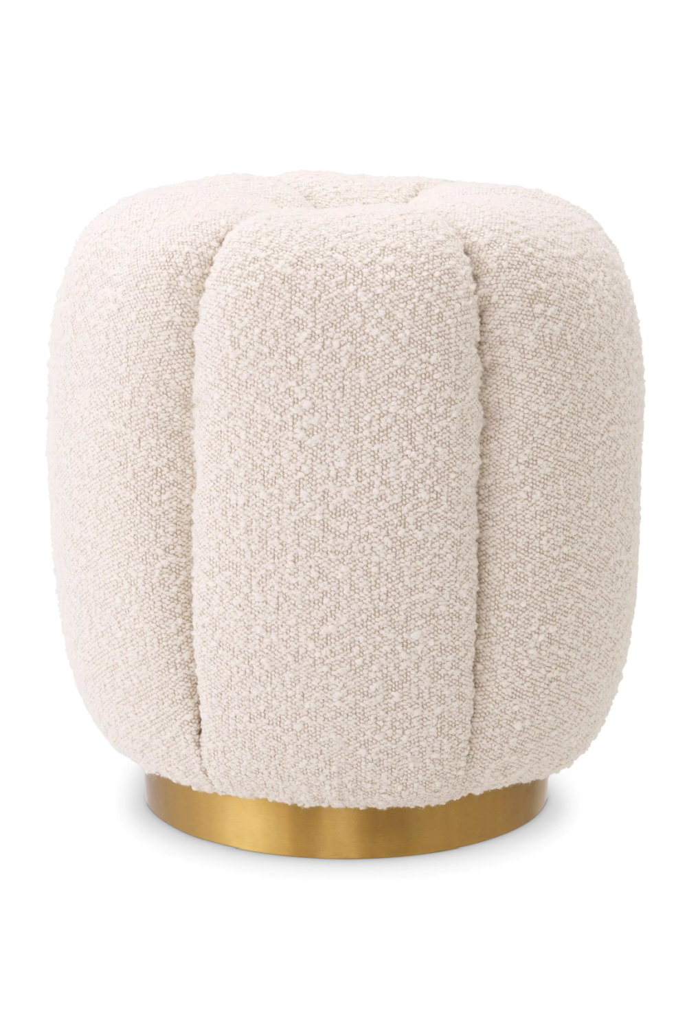 Modern Bouclé Stool | Eichholtz Stool Orchanic | Oroa.com