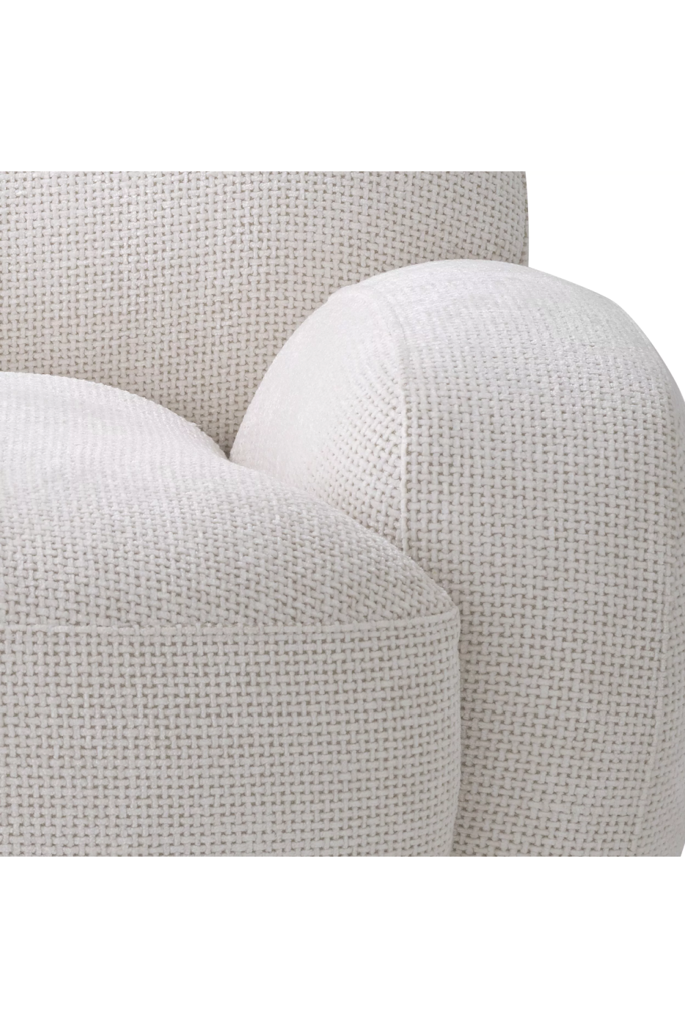 White Curved Swivel Chair | Eichholtz Udine | Oroa.com
