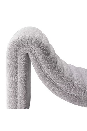 Gray Bouclé Chaise Longue | Eichholtz Pioneer | Oroa.com