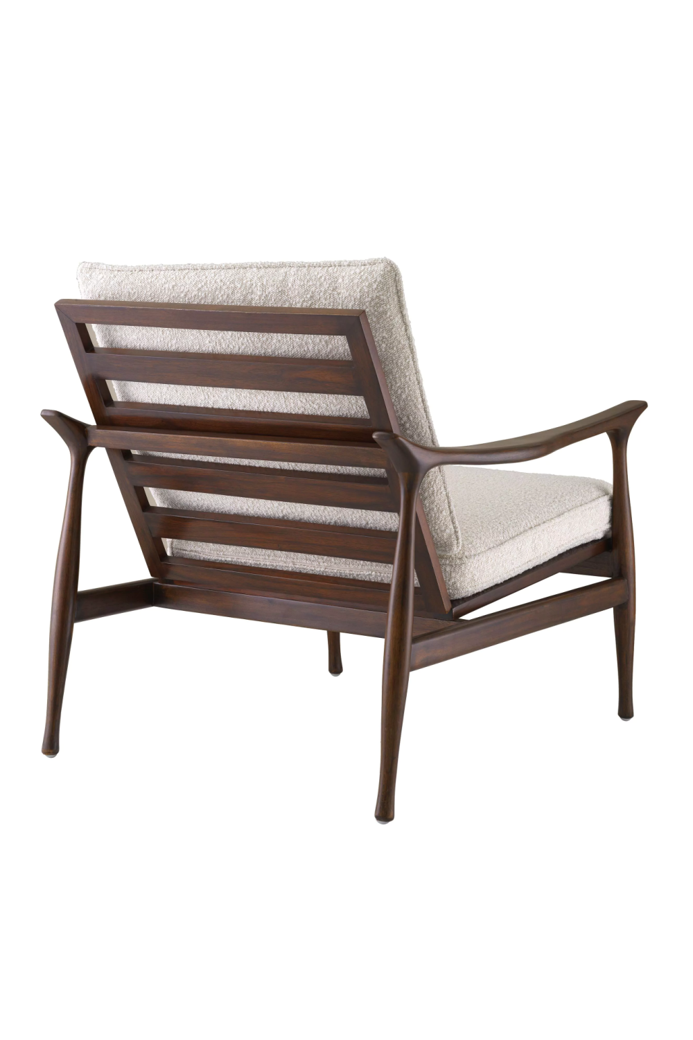 Wood Framed Bouclé Lounge Chair | Eichholtz Manzo | Oroatrade.com