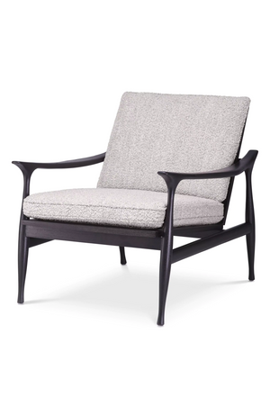Wood Framed Bouclé Lounge Chair | Eichholtz Manzo | Oroatrade.com