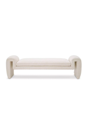 Luxurious Contemporary Bouclé Bench | Eichholtz Tondo | Oroa.com