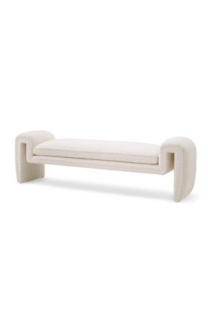 Luxurious Contemporary Bouclé Bench | Eichholtz Tondo | Oroa.com