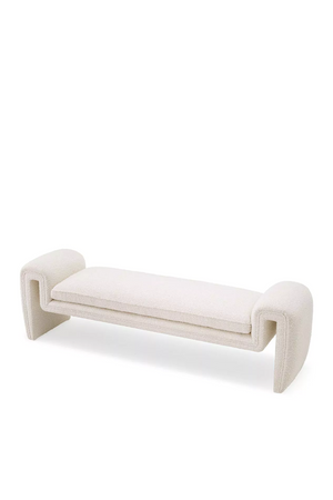 Luxurious Contemporary Bouclé Bench | Eichholtz Tondo | Oroa.com