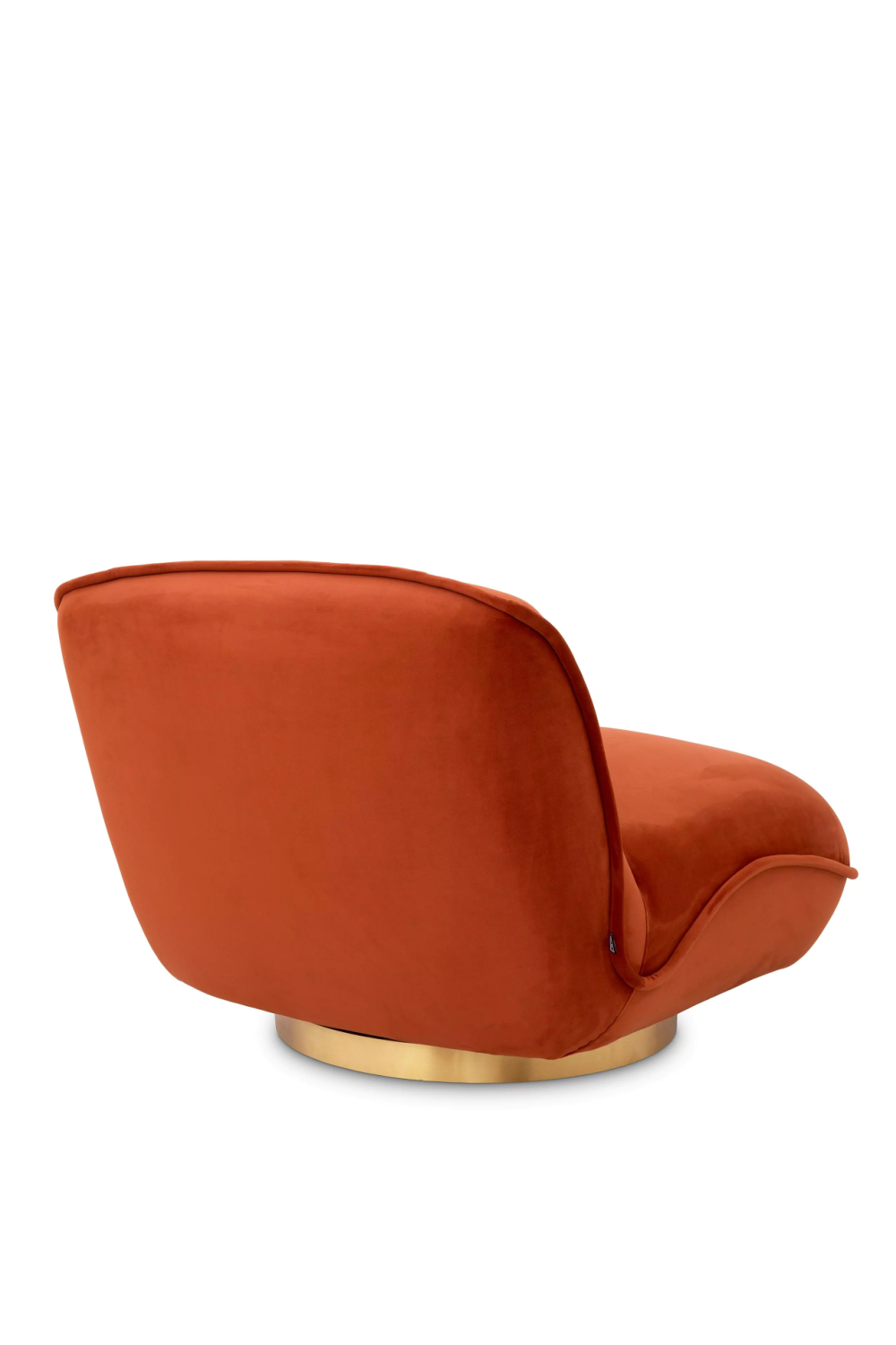 Orange Velvet Pillow Swivel Chair | Eichholtz Relax | Oroa.com