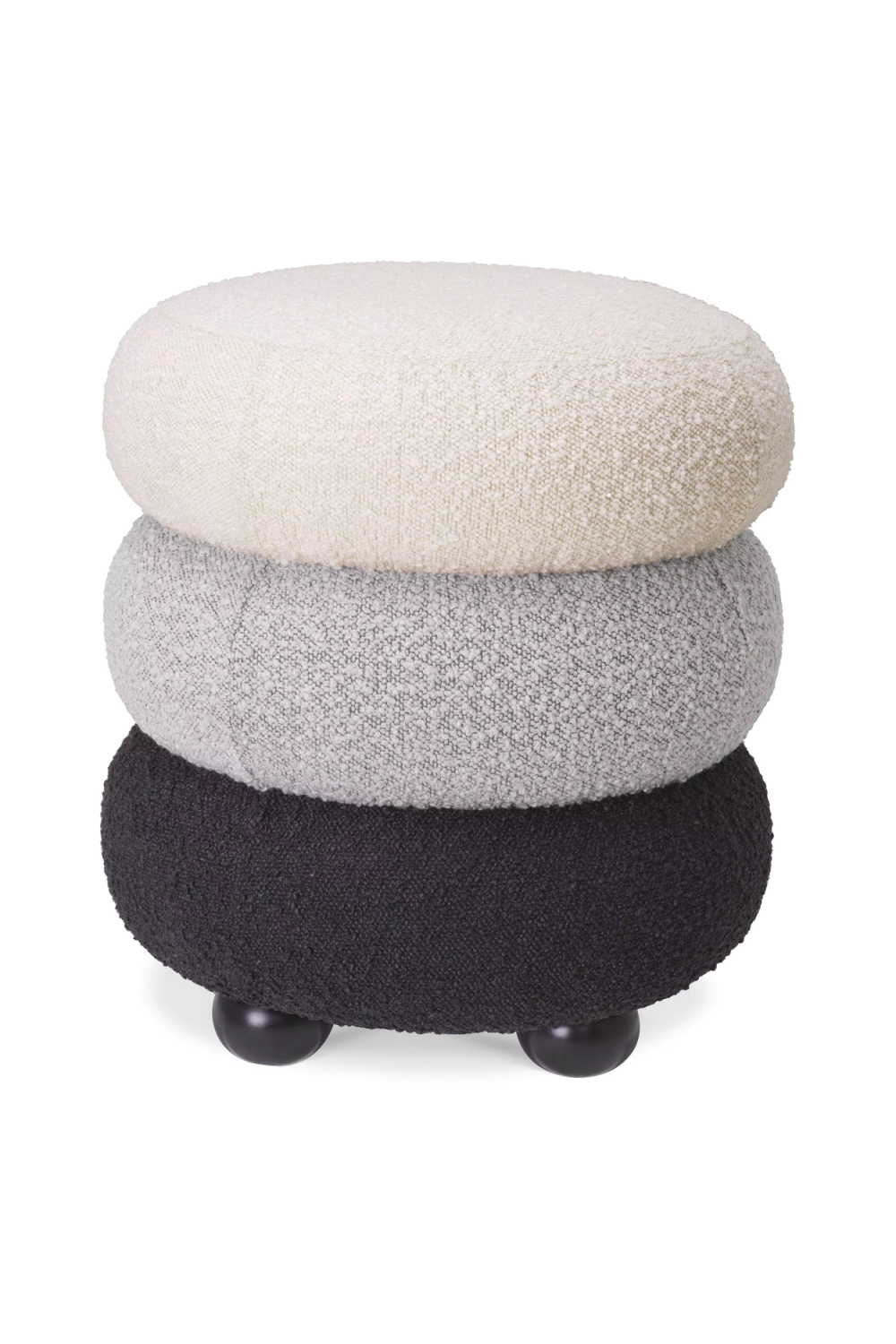 Upholstered Accent Stool | Eichholtz Tulum | OROA.com