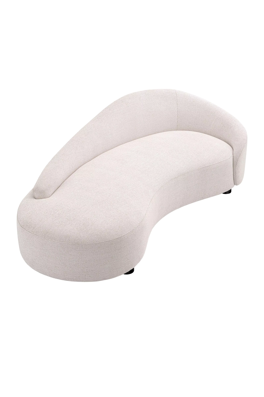 Modern curved outlet chaise lounge