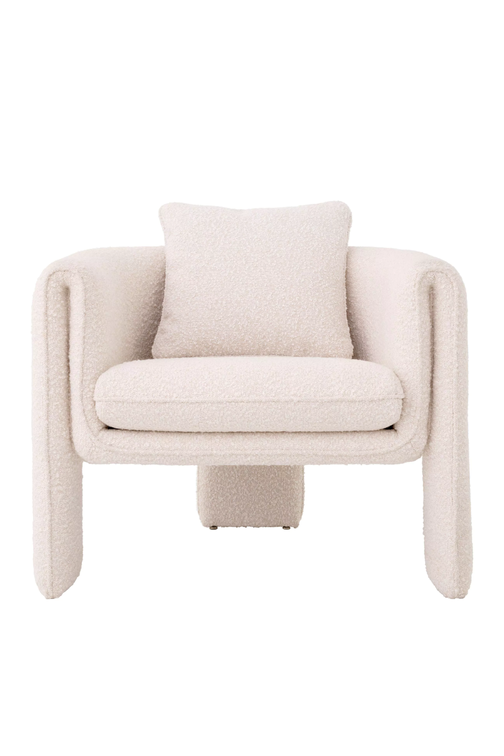 Cream Bouclé Modern Accent Chair | Eichholtz Toto | Oroa.com