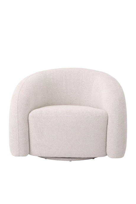 Curved Modern Swivel Armchair | Eichholtz Novelle | Oroa.com