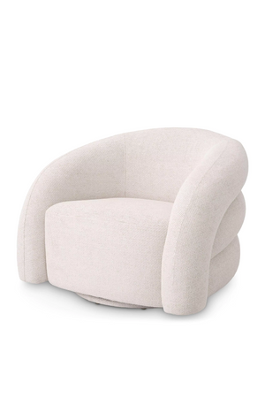 Curved Modern Swivel Armchair | Eichholtz Novelle | Oroa.com
